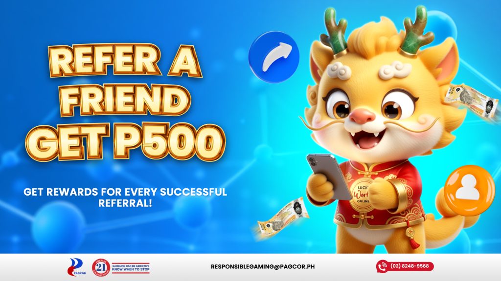 Lucky World Online Referral Bonus: Earn ₱500 for Every Successful Referral